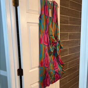 Never Fully Dressed Colorful Abstract Dress